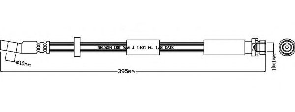 Тормозной шланг REMKAFLEX 7388
