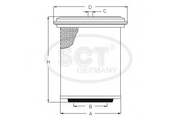 Воздушный фильтр SCT Germany SB 3145
