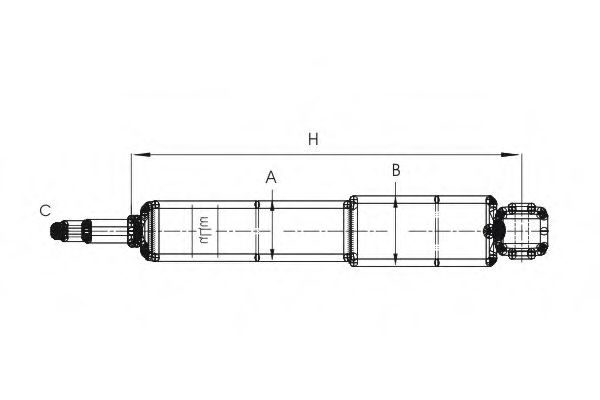 Амортизатор SCT Germany Z 1706
