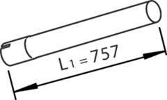 Труба выхлопного газа ZARA 10007