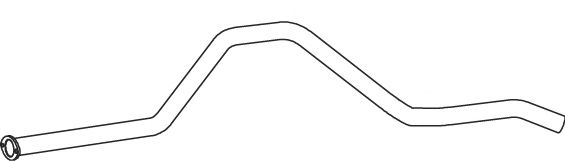 Труба выхлопного газа DINEX 39604