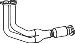 Труба выхлопного газа DINEX 62104