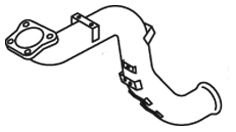 Труба выхлопного газа ZARA 9798