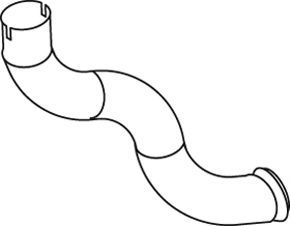 Труба выхлопного газа ZARA 10708