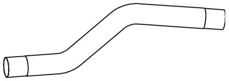 Труба выхлопного газа DINEX 47650