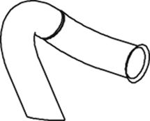 Труба выхлопного газа DINEX 68698