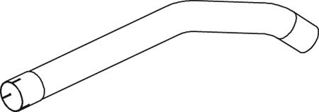 Труба выхлопного газа DINEX 52759