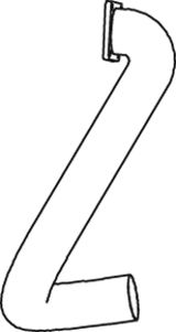 Труба выхлопного газа DINEX 48131