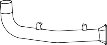 Труба выхлопного газа DINEX 64674