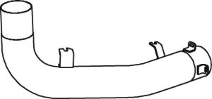 Труба выхлопного газа DINEX 64673