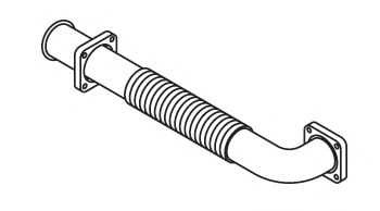 Труба выхлопного газа DINEX 44105