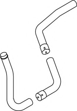 Труба выхлопного газа DINEX 15105