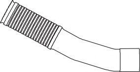 Труба выхлопного газа DINEX 54267