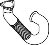 Труба выхлопного газа DINEX 21212