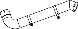 Труба выхлопного газа DINEX 21630