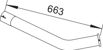 Труба выхлопного газа ZARA 9576