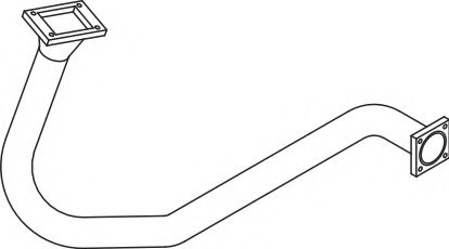 Труба выхлопного газа DINEX 70102