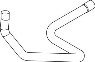 Труба выхлопного газа DINEX 70187