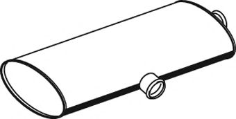 Средний / конечный глушитель ОГ DINEX 24345