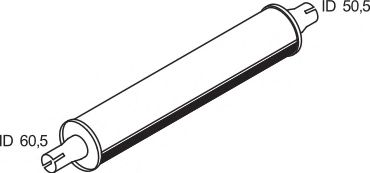 Средний / конечный глушитель ОГ DINEX 80307