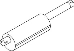 Средний / конечный глушитель ОГ ZARA 9834