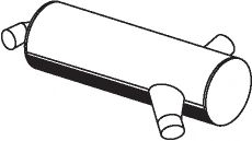 Средний / конечный глушитель ОГ ZARA 9110