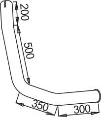Труба выхлопного газа ZARA 9242