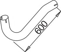 Труба выхлопного газа IMASAF 3814