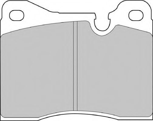 Комплект тормозных колодок, дисковый тормоз NECTO FD4034A