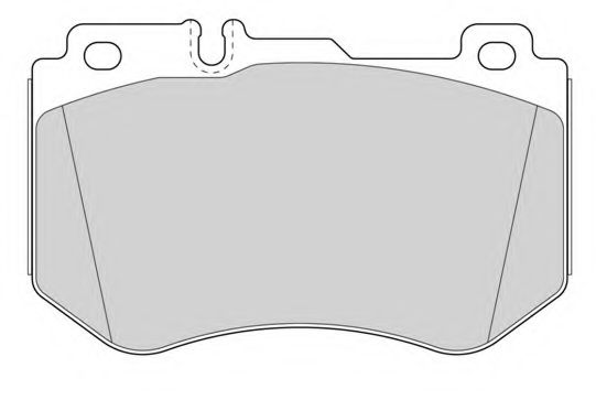 Комплект тормозных колодок, дисковый тормоз NECTO FD7606A