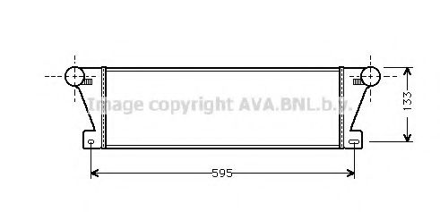 Интеркулер AVA QUALITY COOLING BW4177