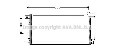 Конденсатор, кондиционер AVA QUALITY COOLING BW5256D