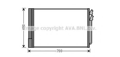 Конденсатор, кондиционер AVA QUALITY COOLING BWA5370D