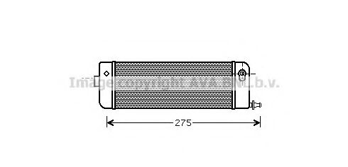 масляный радиатор, двигательное масло AVA QUALITY COOLING FT3276