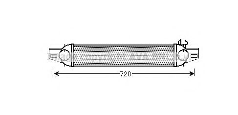 Интеркулер AVA QUALITY COOLING FTA4388