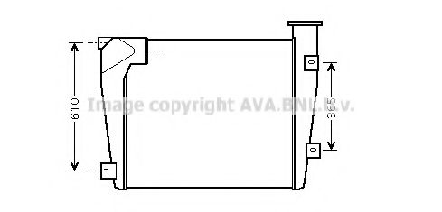 Интеркулер AVA QUALITY COOLING ME4220