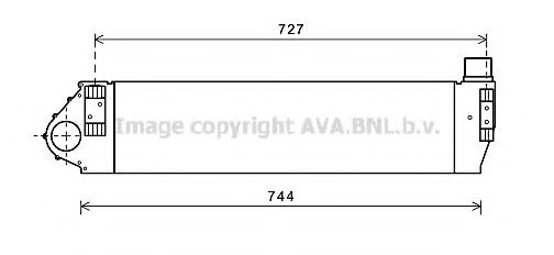 Интеркулер AVA QUALITY COOLING RT4482