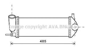 Интеркулер AVA QUALITY COOLING RTA4471