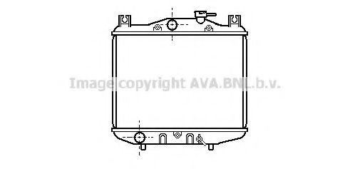 Радиатор, охлаждение двигателя AVA QUALITY COOLING SU2007