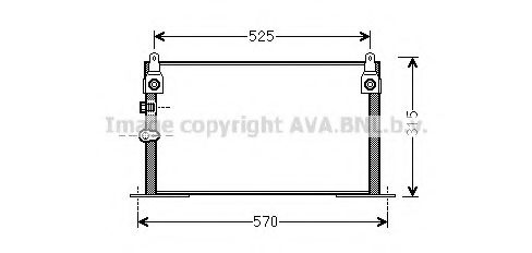 Конденсатор, кондиционер AVA QUALITY COOLING TOA5585
