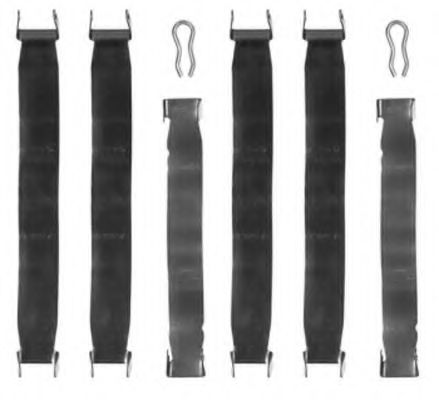 Комплектующие, колодки дискового тормоза MGA A34