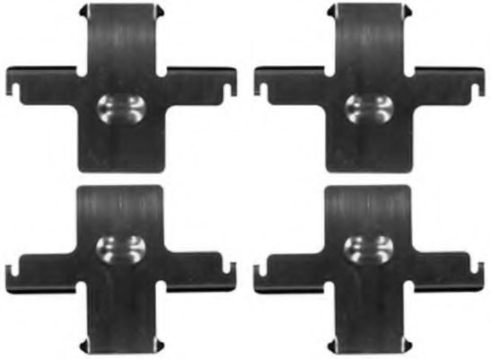 Комплектующие, колодки дискового тормоза MGA A74