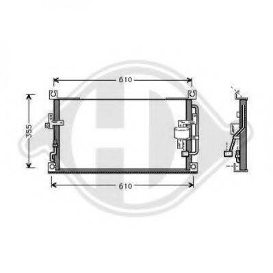 Конденсатор, кондиционер DIEDERICHS 8588008