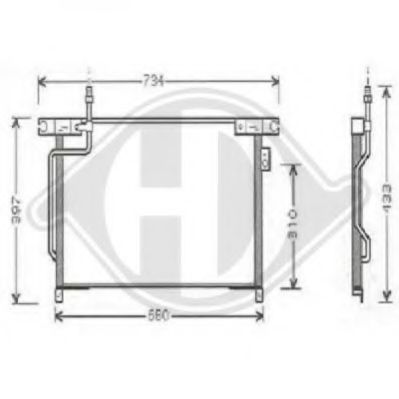Конденсатор, кондиционер DIEDERICHS 8608209