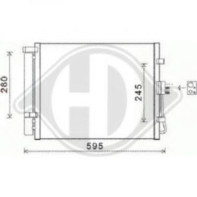 Конденсатор, кондиционер DIEDERICHS 8652600
