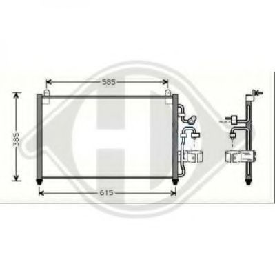 Конденсатор, кондиционер DIEDERICHS 8695000