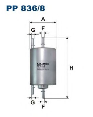 Топливный фильтр FILTRON PP836/8