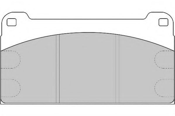 Комплект тормозных колодок, дисковый тормоз BERAL 2976420304117216