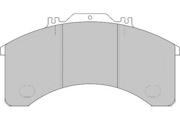 Комплект тормозных колодок, дисковый тормоз ABEX G6502