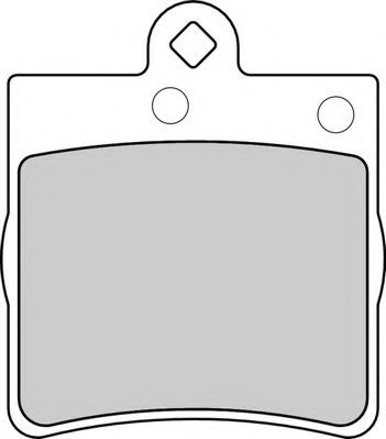 Комплект тормозных колодок, дисковый тормоз DURON DBP221311